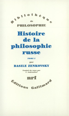 HISTOIRE DE LA PHILOSOPHIE RUSSE