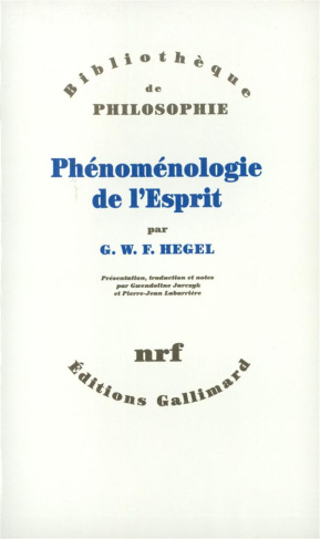 Phénoménologie de l'esprit