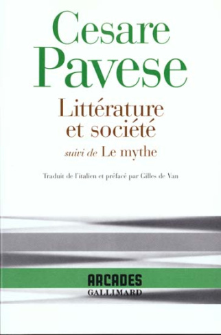 Littérature et société. Suivi de Le mythe