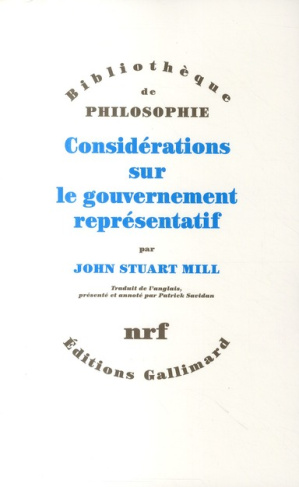 Considération sur le gouvernement représentatif