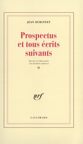 Prospectus et tous écrits suivants. Tome 4