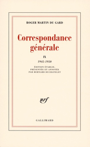 Correspondance générale. Tome 9, 1945-1950