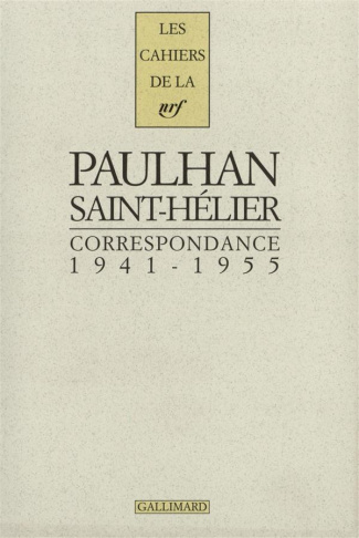 Cahiers Jean Paulhan N° 8 : Correspondance (1941-1955)