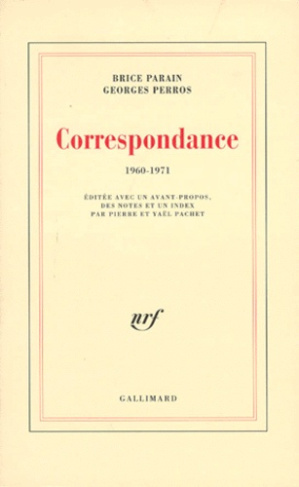 Correspondance. 1960-1971