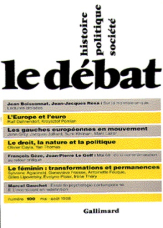 LE DEBAT NUMERO 100 MAI-AOUT 1998
