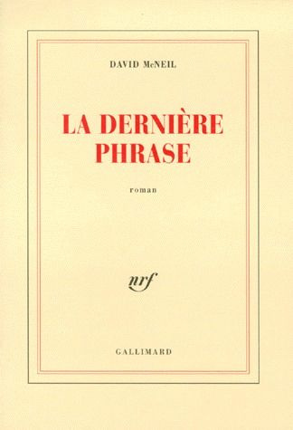 La dernière phrase