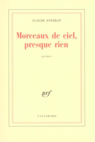 Morceaux de ciel, presque rien