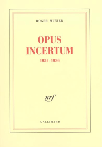Opus incertum 1984-1986