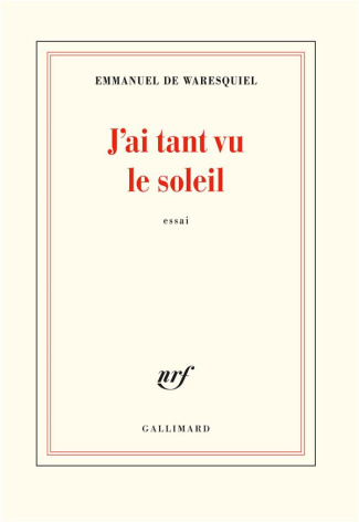 J'ai tant vu le soleil