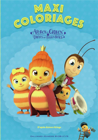 Maxi coloriages Apollon le Grillon et les drôles de petites bêtes
