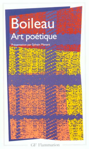 ART POETIQUE. Epîtres, Odes, Poésies diverses et épigrammes