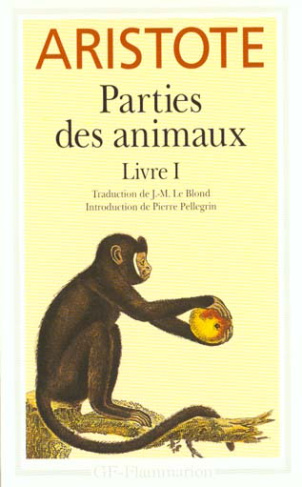 PARTIES DES ANIMAUX. Livre 1