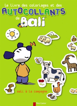 Le livre des coloriages et des autocollants de Bali. Bali à la campagne