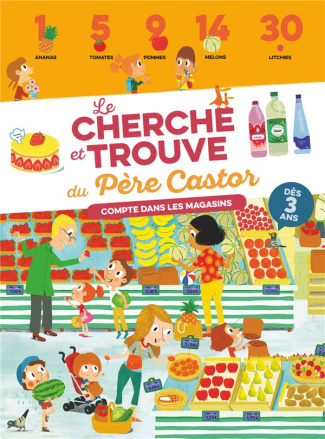 Compte dans les magasins. Le cherche et trouve du Père Castor