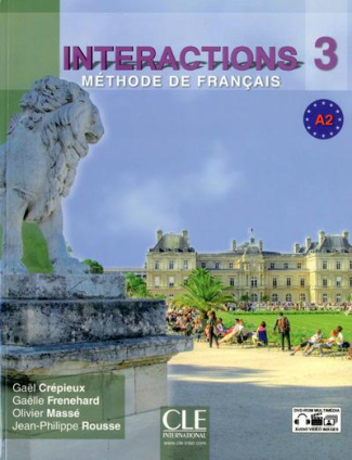 Interactions 3 A2. Méthode de français, avec 1 DVD