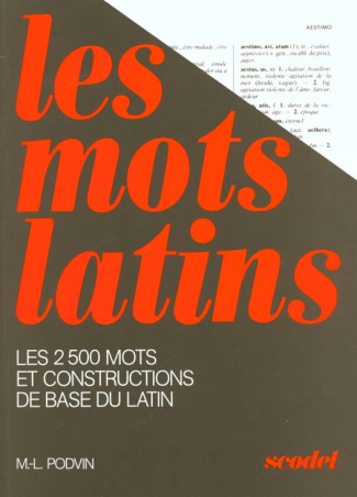 Les Mots latins