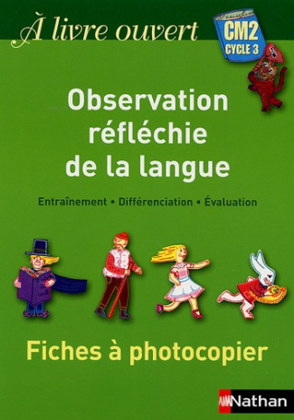Observation réfléchie de la langue CM2. Fiches à photocopier