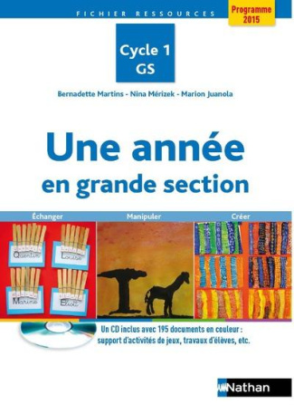 Une année en grande section Cycle 1 GS. Avec 1 CD-ROM
