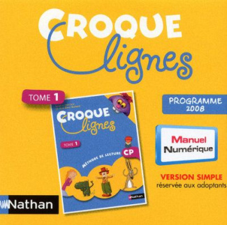 Croque-lignes CP - CDrom - manuel numérique simple
