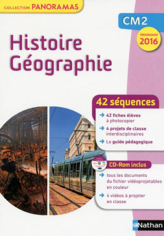Histoire Géographie CM2. Programme 2016, Edition 2017, avec 1 CD-ROM