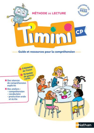 Méthode de lecture Timini CP. Guide et ressources pour la compréhension, Edition 2020, avec 1 CD aud