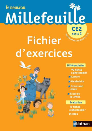 Le nouveau Millefeuille CE2 cycle 2. Fichier d'exercices, Edition 2019