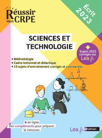 Sciences et technologie. Ecrit, Edition 2022-2023