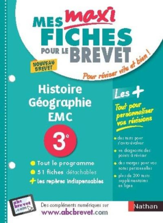 Histoire Géographie Enseignement moral et civique 3e