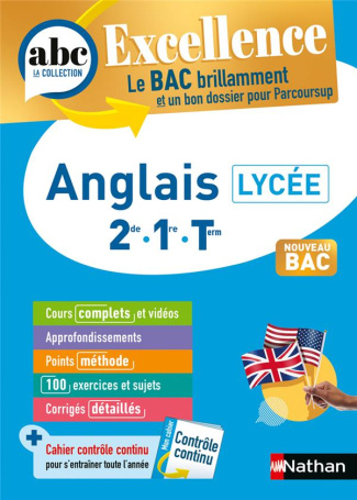 Anglais Lycée 2de, 1re, Tle