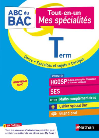HGGSP, SES, Maths complémentaires, Grand Oral Tle. Edition 2021
