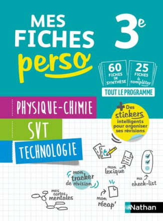 Physique-chimie SVT Technologie 3e. Edition 2019