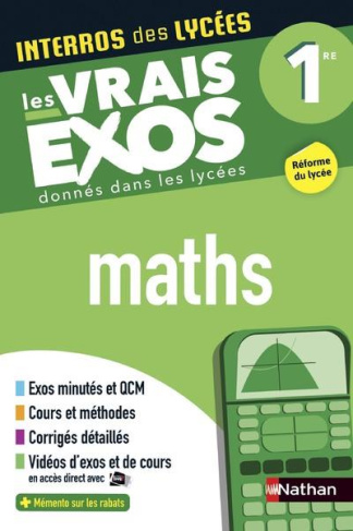 Maths 1re. Edition 2019
