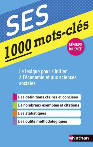 1000 mots-clés SES. Edition 2019