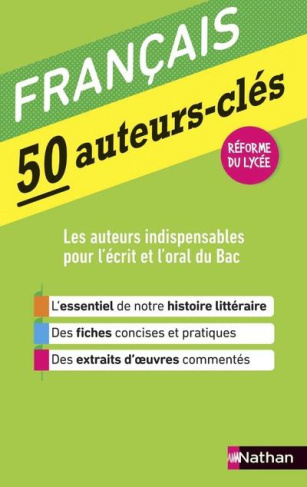 Français 50 auteurs-clés. Edition 2019