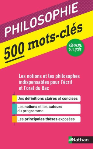 500 MOTS-CLES - PHILOSOPHIE