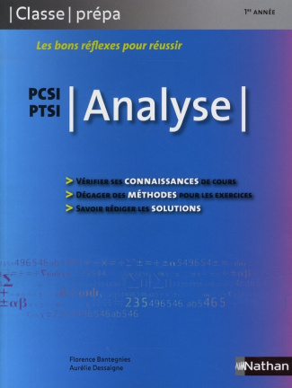 Analyse PCSI/PTSI