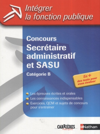 Concours Secrétaire administratif et SASU. Catégorie B