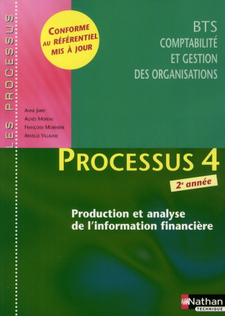Processus 4 BTS CGO 2e année. Production et analyse de l'information financière