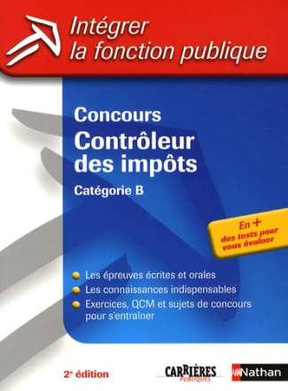 Concours Contrôleur des impôts. Catégorie B, 2e édition