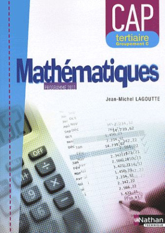 Mathématiques CAP tertiaire. Groupement C
