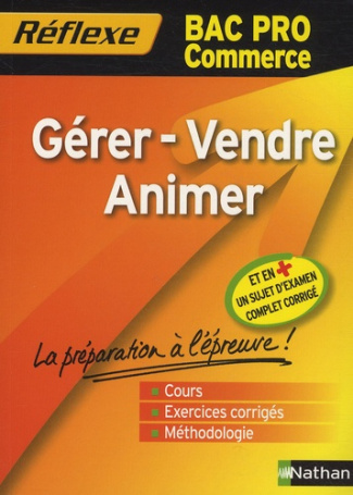 Gérer Vendre Animer Bac Pro Commerce