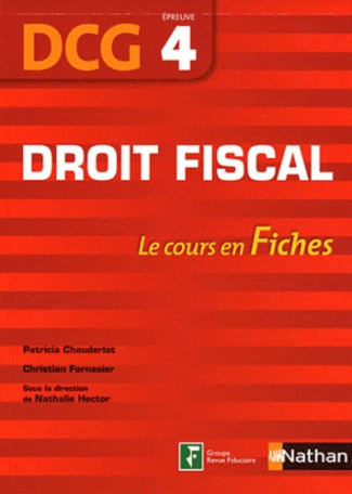 Droit fiscal DCG 4. Le cours en fiches