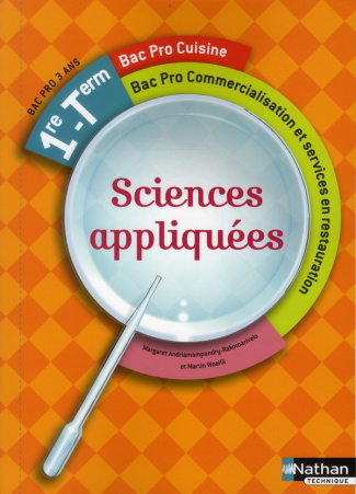 Sciences appliquées 1re Tle Bac Pro Cuisine