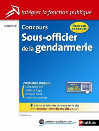 Concours sous-officier de la gendarmerie. Catégorie B, 2e édition