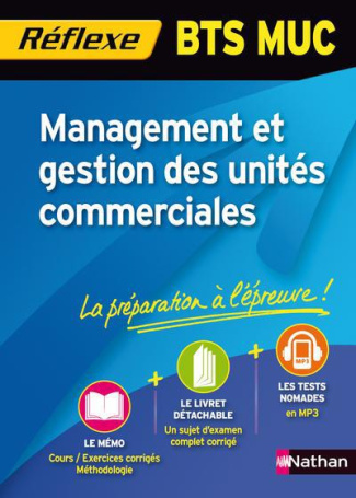 Management et gestion des unités commerciales BTS MUC