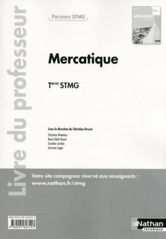 Mercatique Tle STMG. Livre du professeur