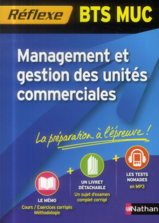 Management et gestion des unités commerciales BTS MUC