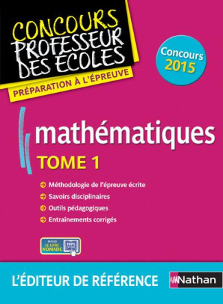 Mathématiques. Tome 1, Edition 2015
