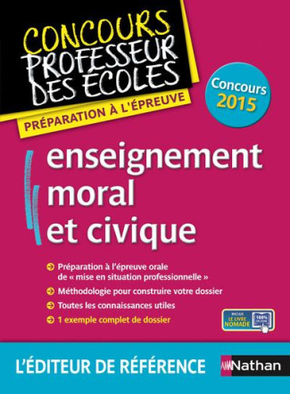 Enseignement moral et civique. Préparation à l'épreuve, Edition 2015