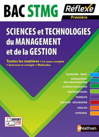 Sciences technologies du management et de la gestion 1re STMG